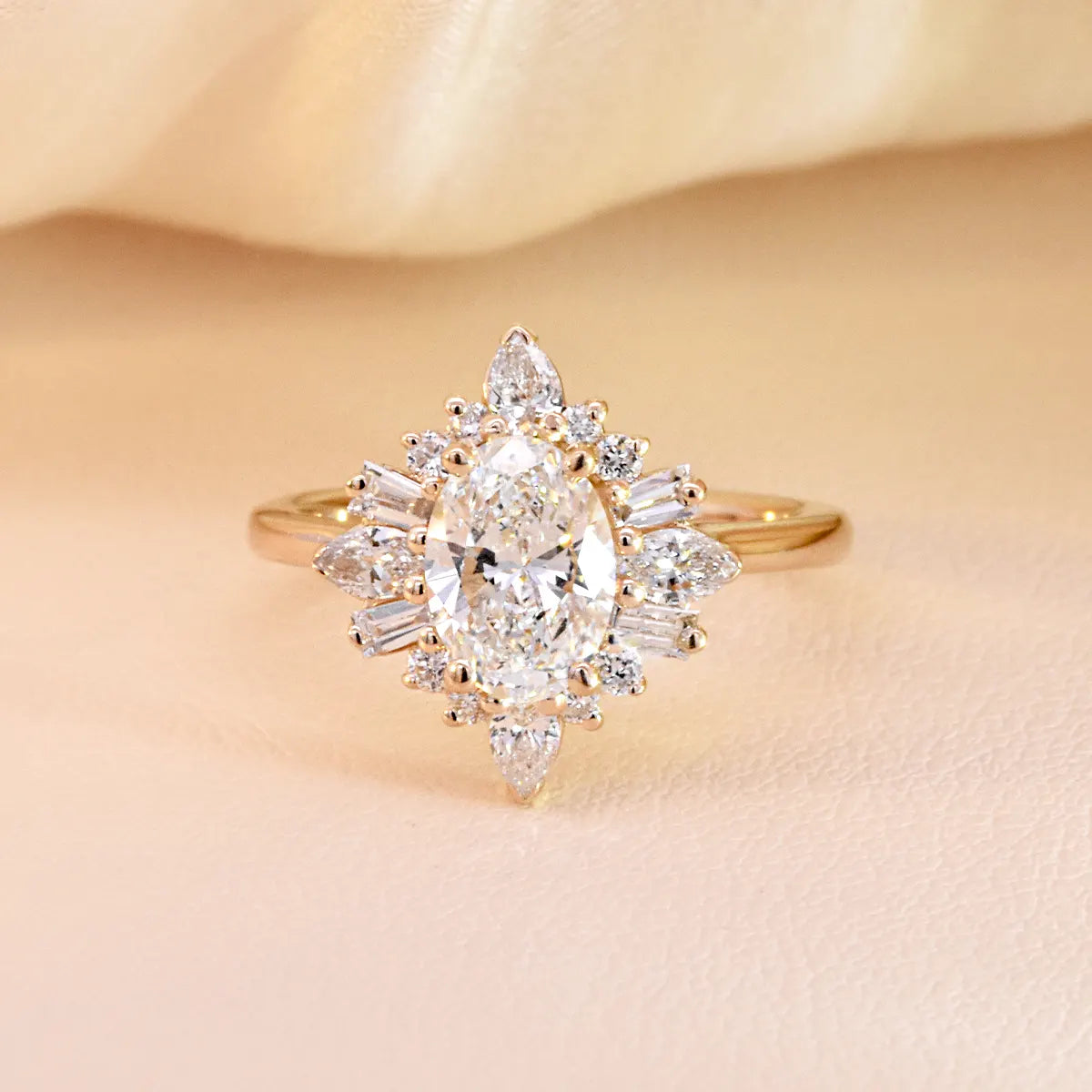 Bold Engagement Ring Trends: Contoured Rings & Offset Stones