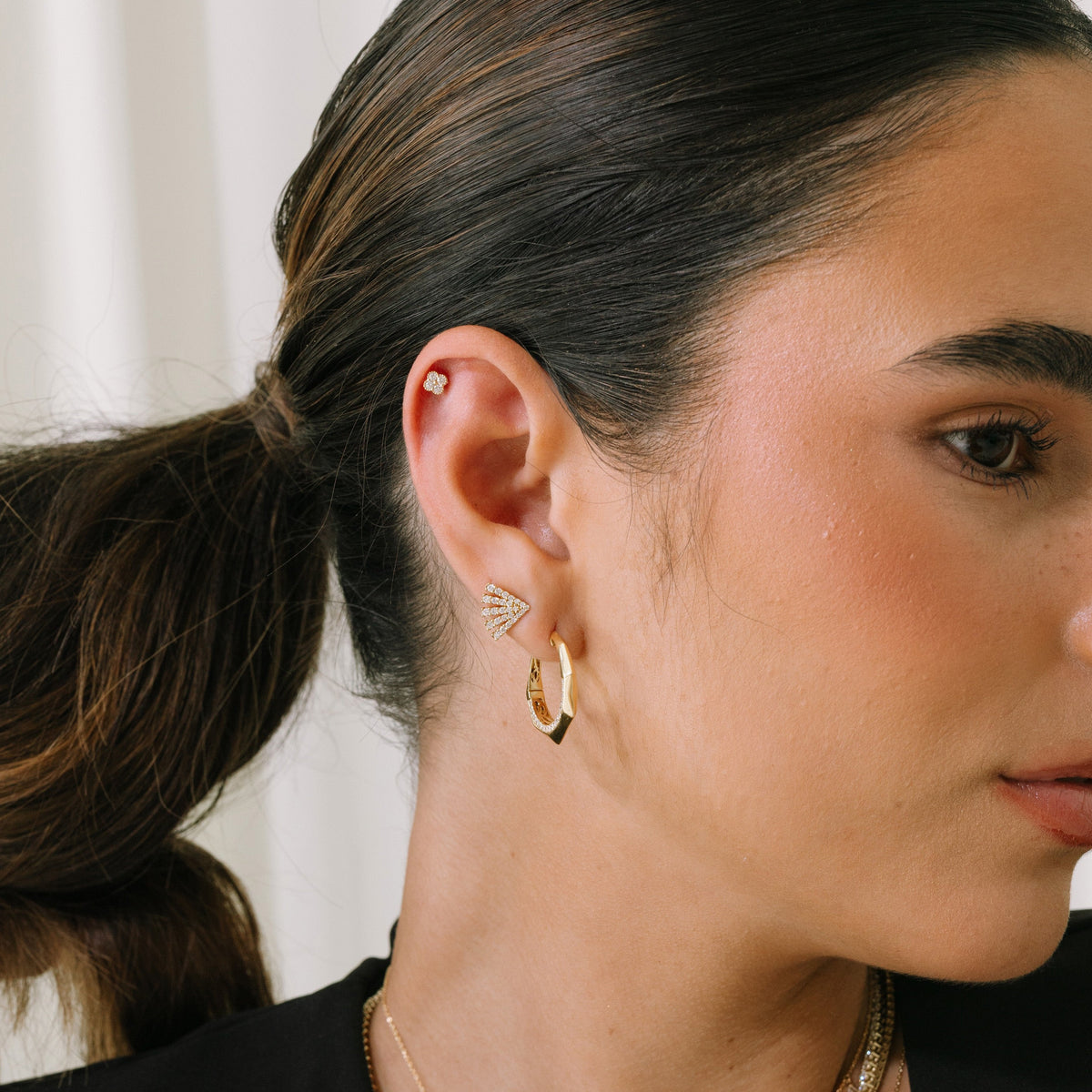 Ruby Clover Studs