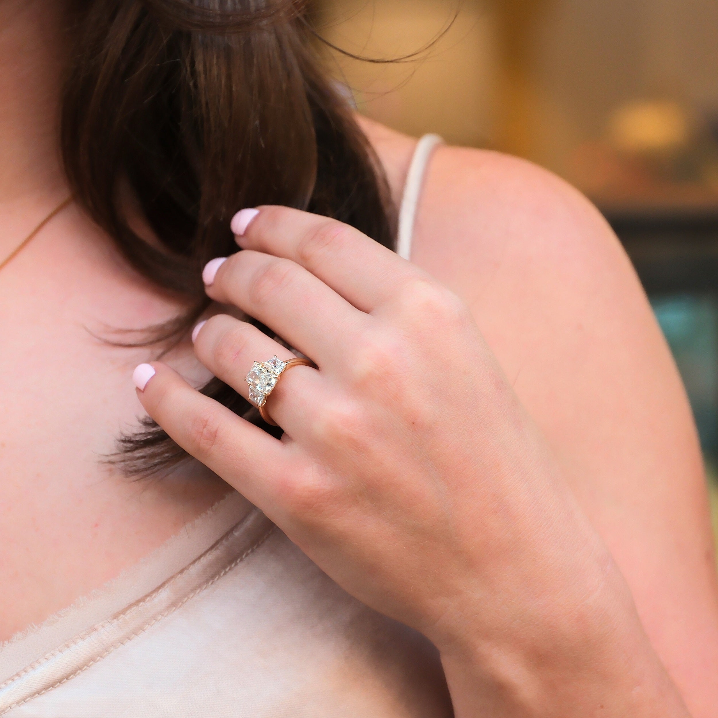 Olivia 2.02ct Lab-Grown Radiant Diamond Engagement Ring
