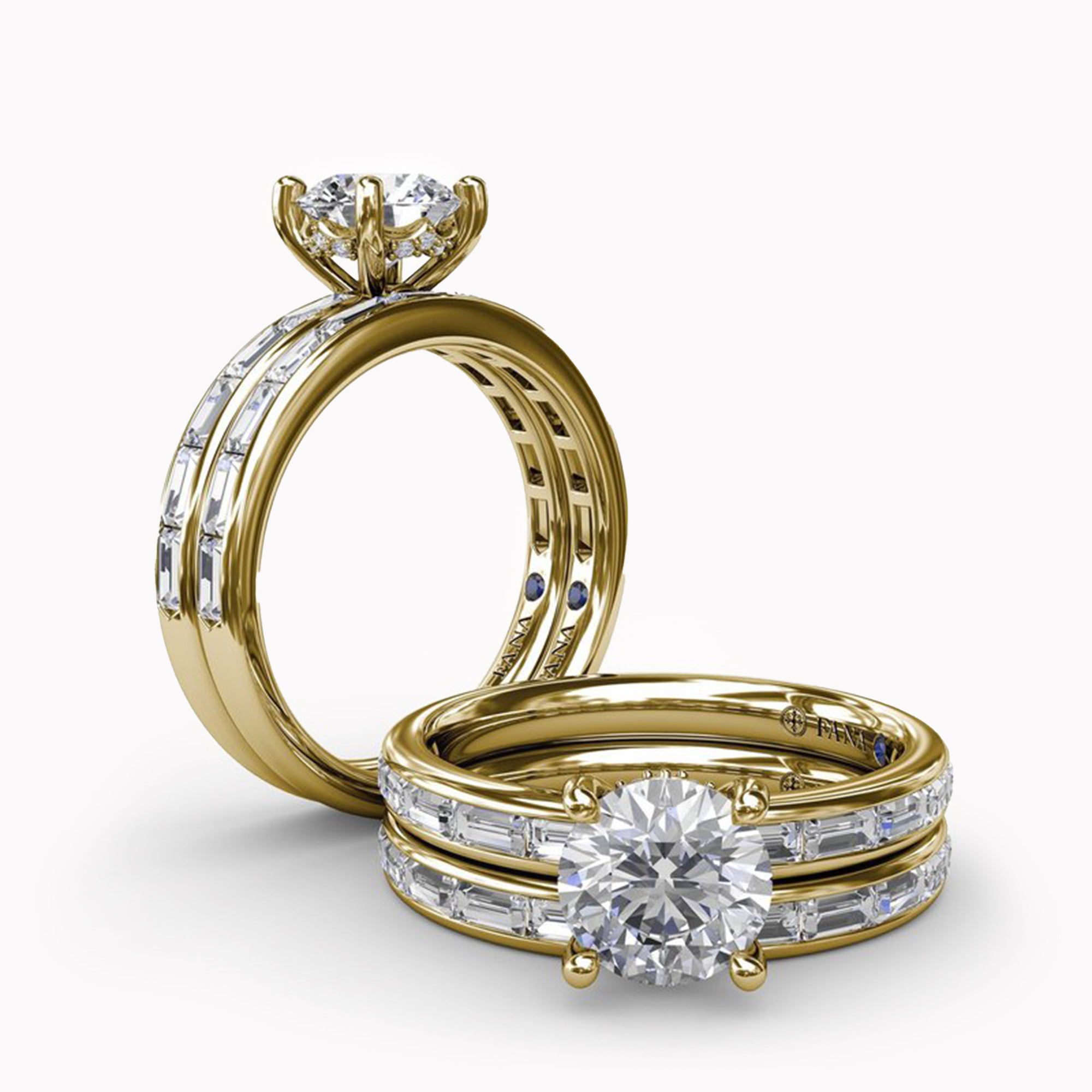 Baguette Diamond Wedding Band