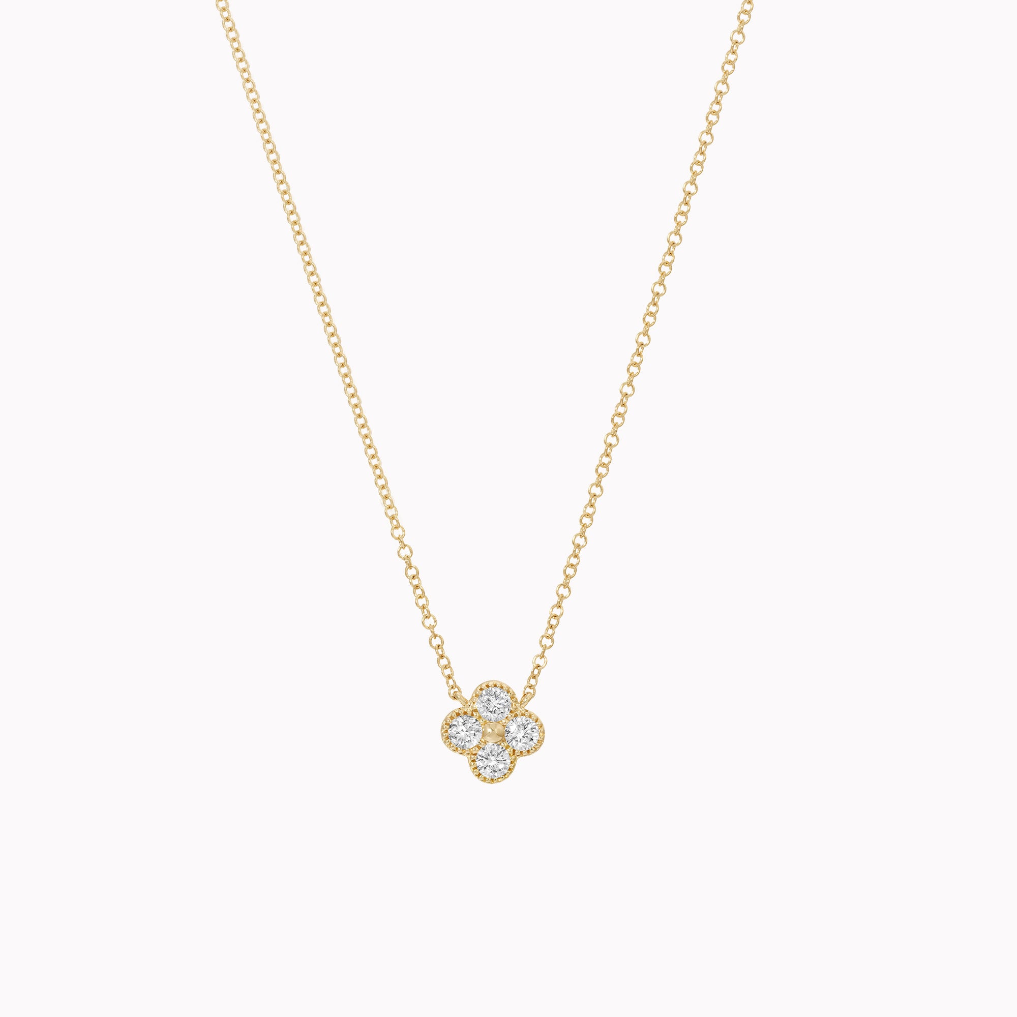 Diamond Clover Necklace