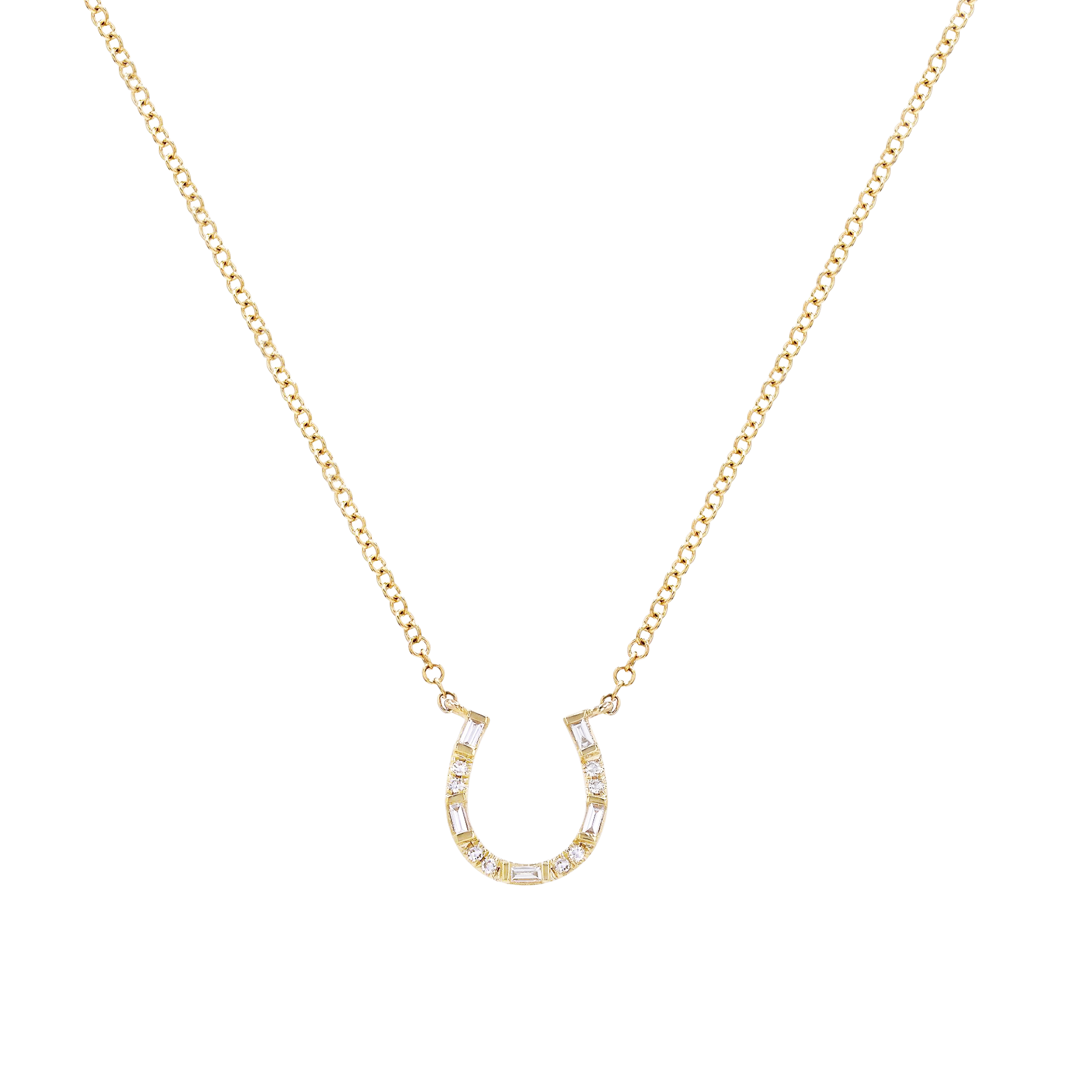 Diamond Horseshoe Necklace