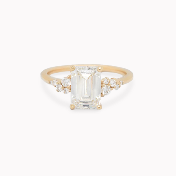 Finley Emerald-Cut Engagement Ring Setting