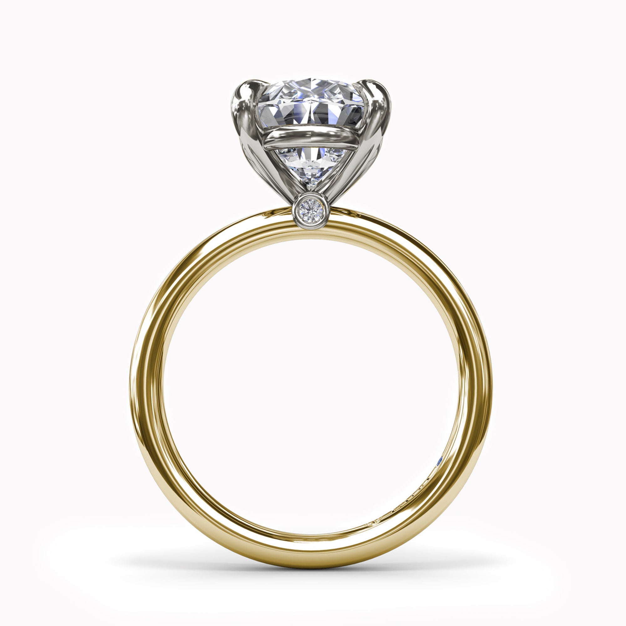 Five Prong Solitaire Engagement Ring Setting