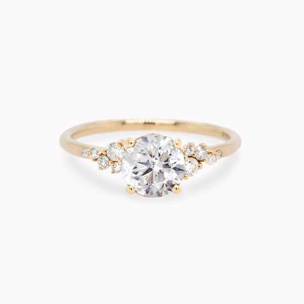 Finley Round Engagement Ring Setting