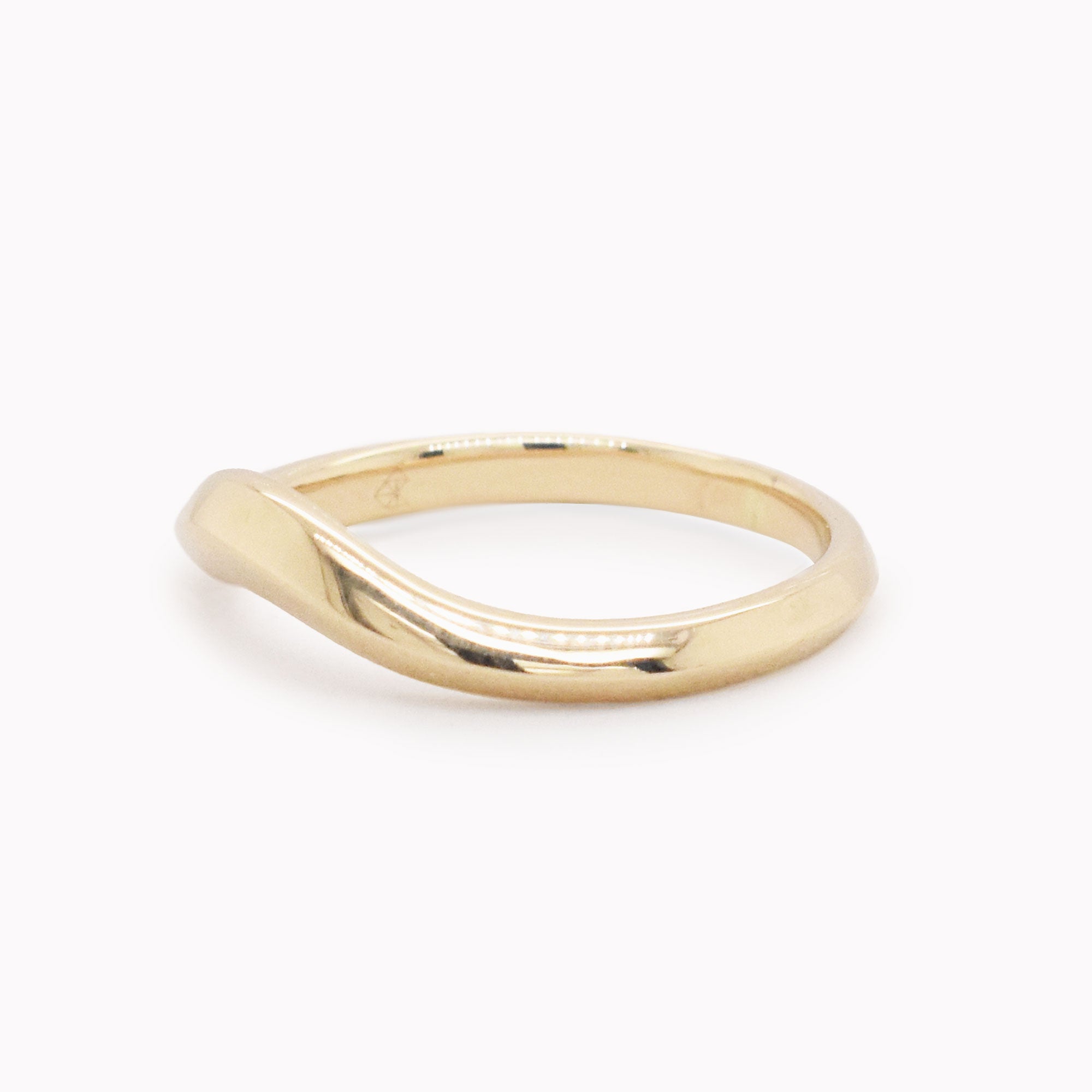 Gold Arched Band