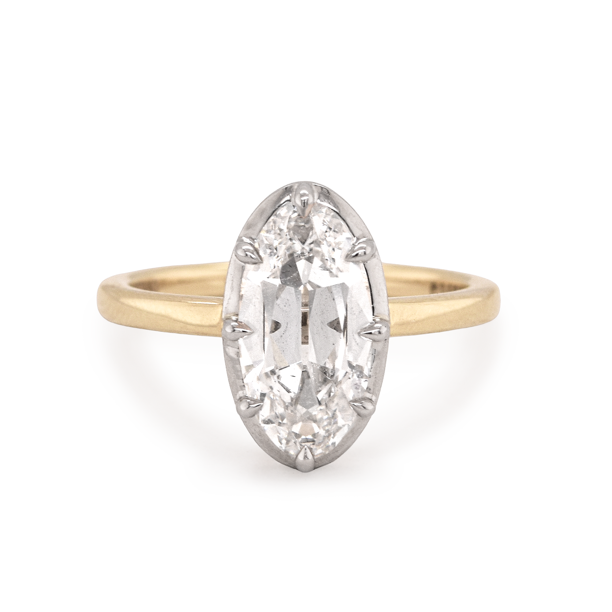 Jocelyn 2.62ct Elongated Oval Lab-Grown Engagement Ring