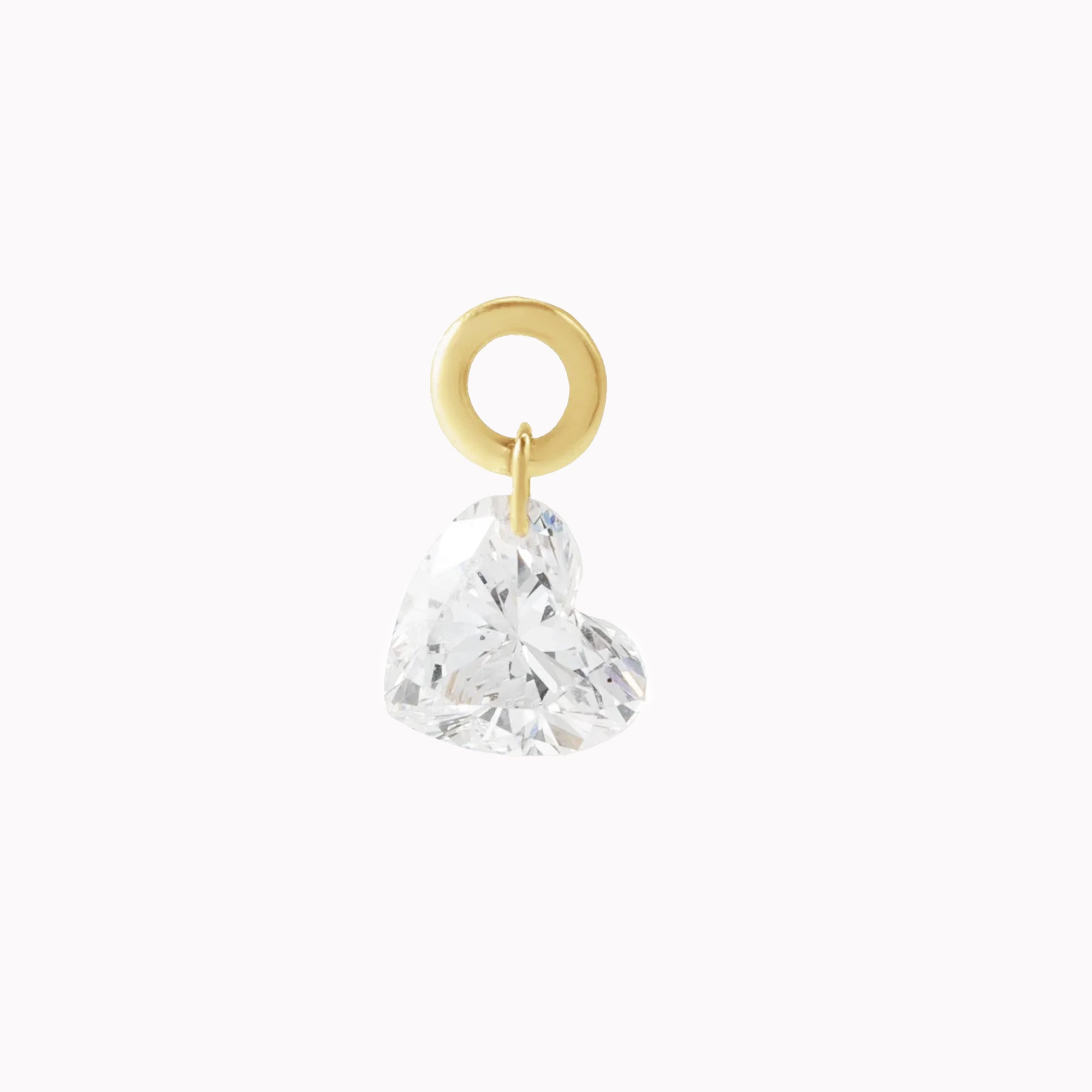 Diamond Heart Charm