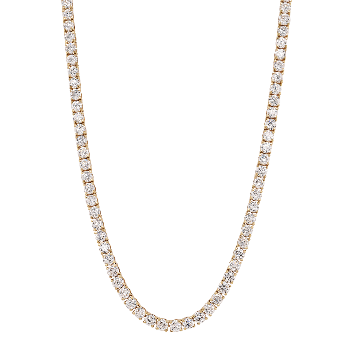 Lab-Grown Diamond Tennis Necklace 12ct