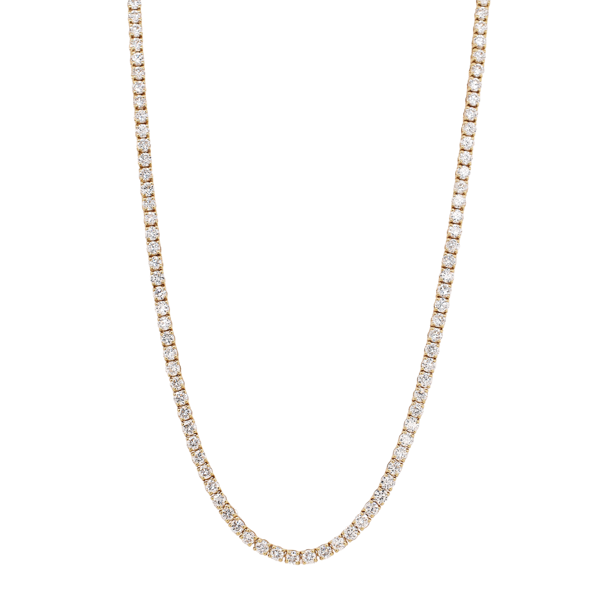 Lab-Grown Diamond Tennis Necklace 7ct