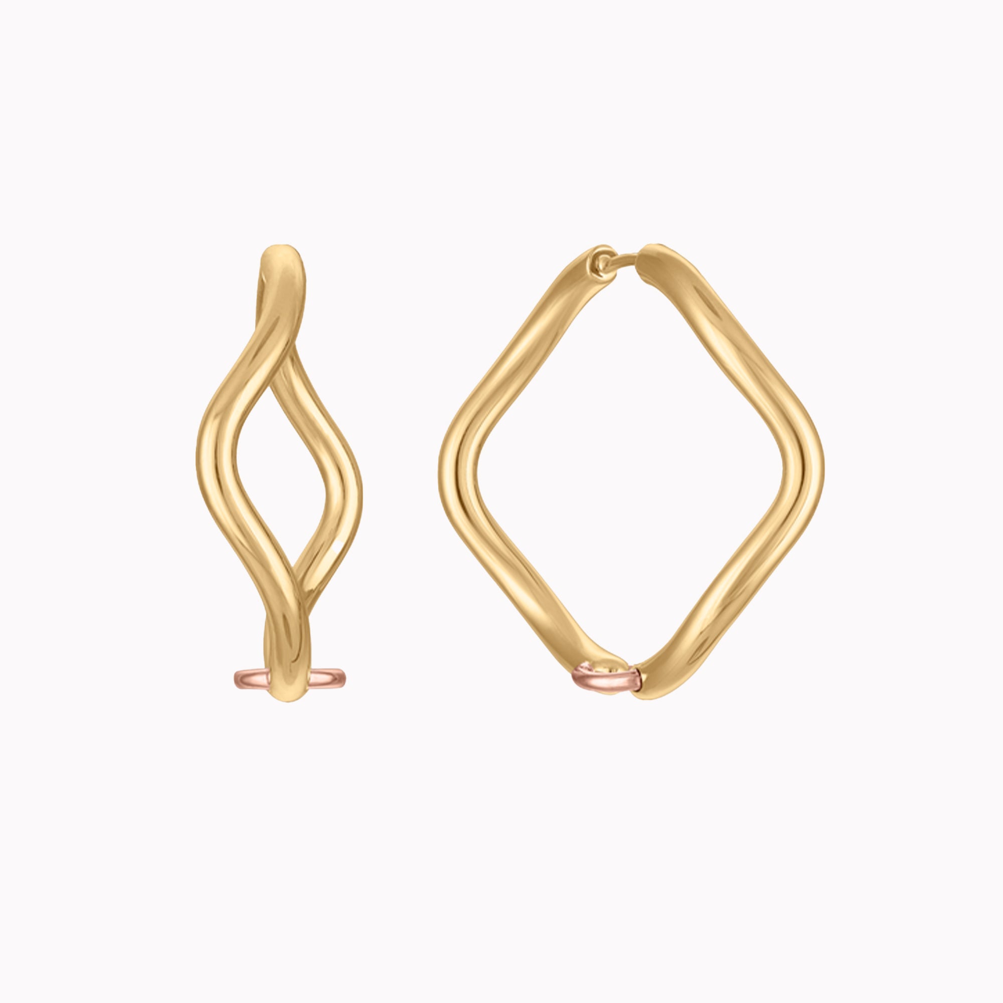 Large Horsebit Hoops