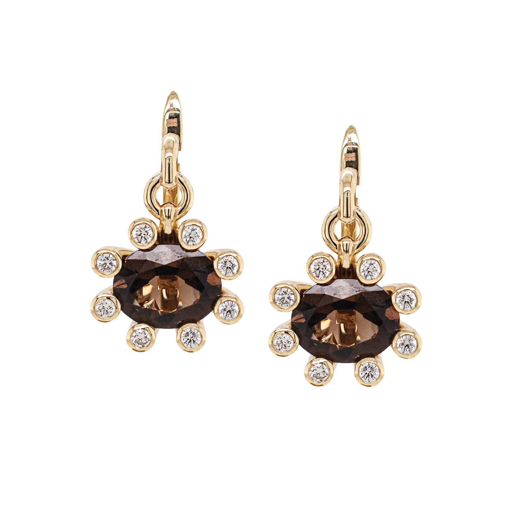 Lucky Stars Smoky Quartz Earrings