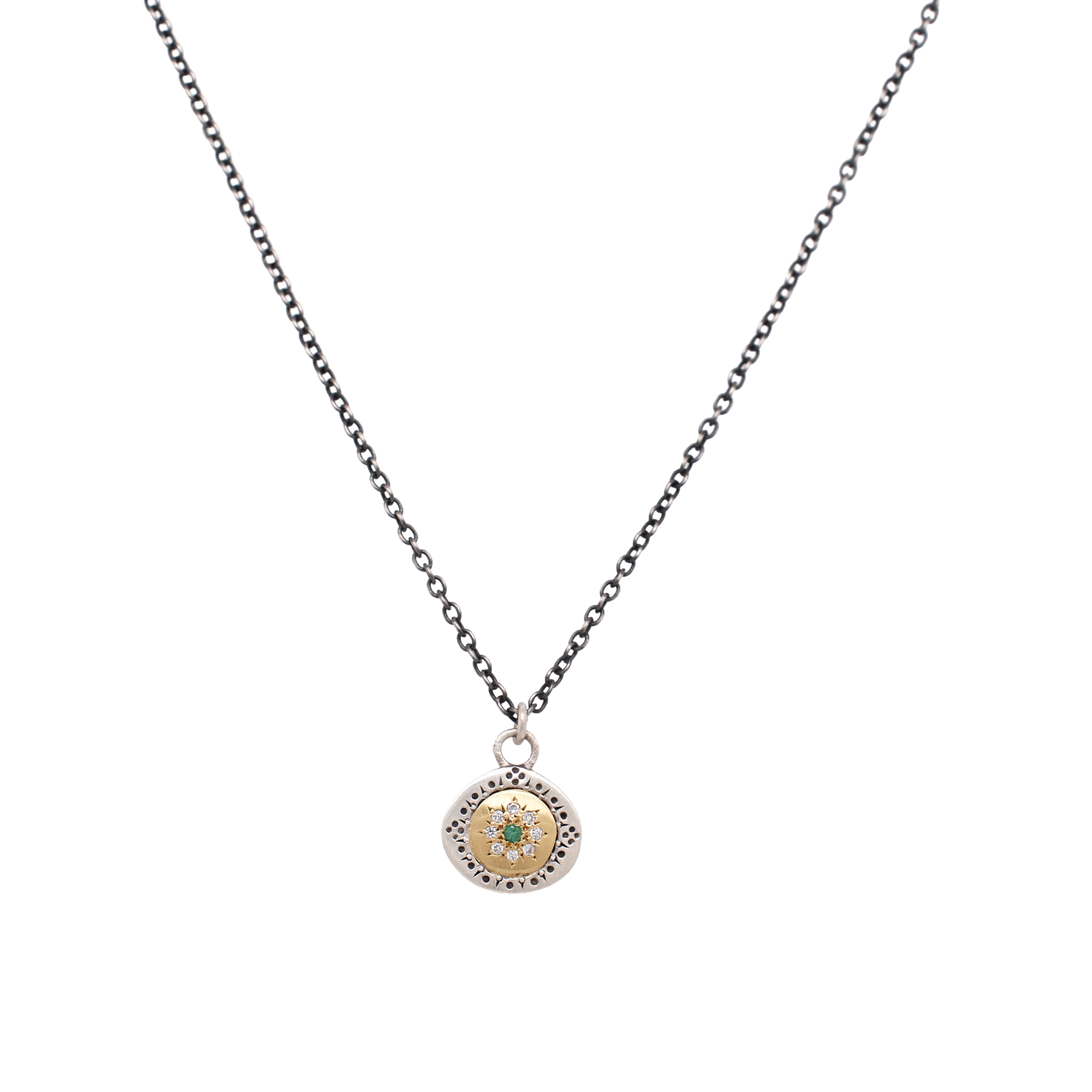Emerald Seeds of Harmony Necklace