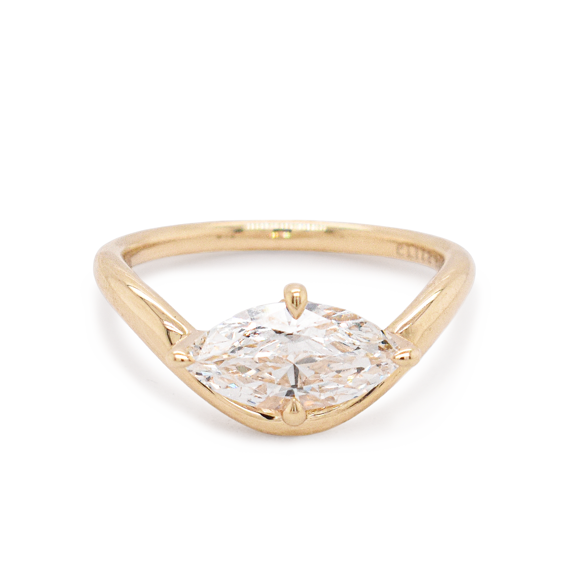 Seraphina East/West 1.13ct Marquise Diamond Engagement Ring