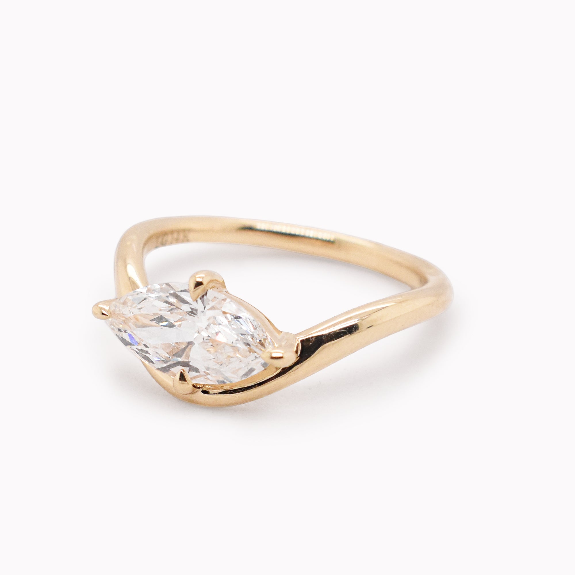 Seraphina East/West 1.13ct Marquise Diamond Engagement Ring