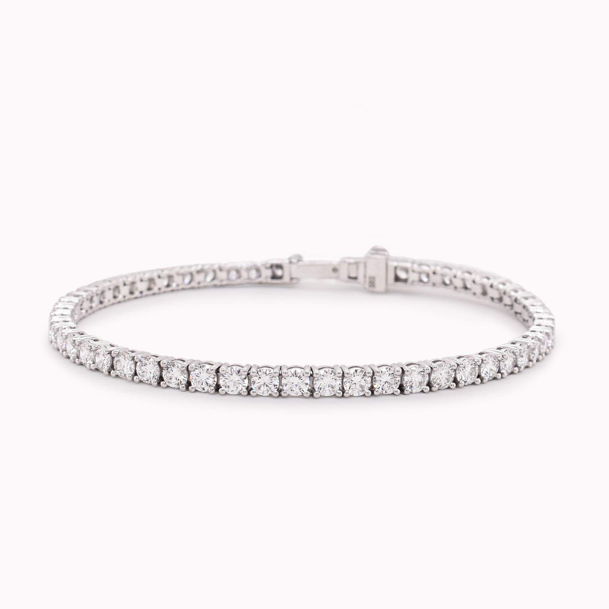 white gold diamond tennis bracelet