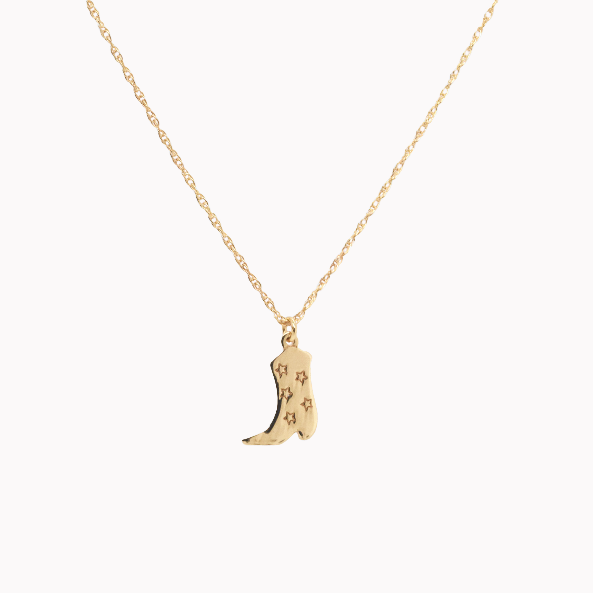 Mini Cowboy Boot Necklace