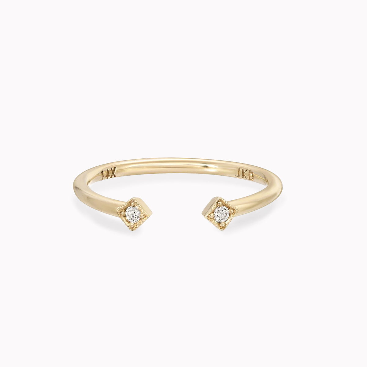 Diamond Deco Cuff Ring
