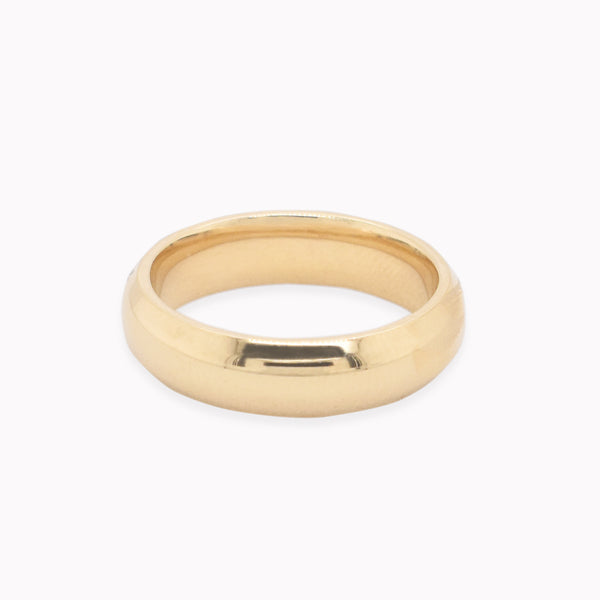 Domed Bevel Rounded Band