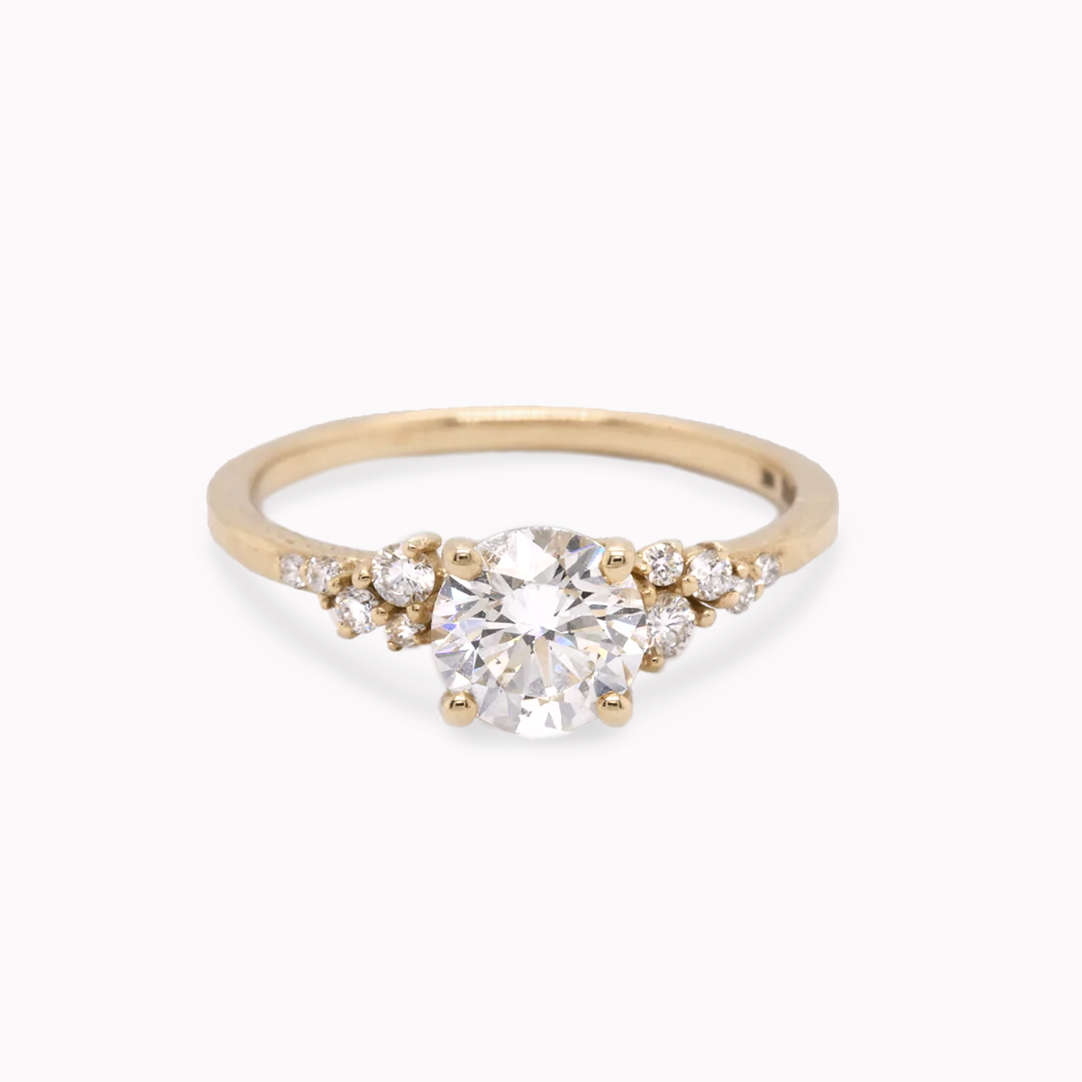 Finley 1.01ct Round White Diamond Engagement Ring