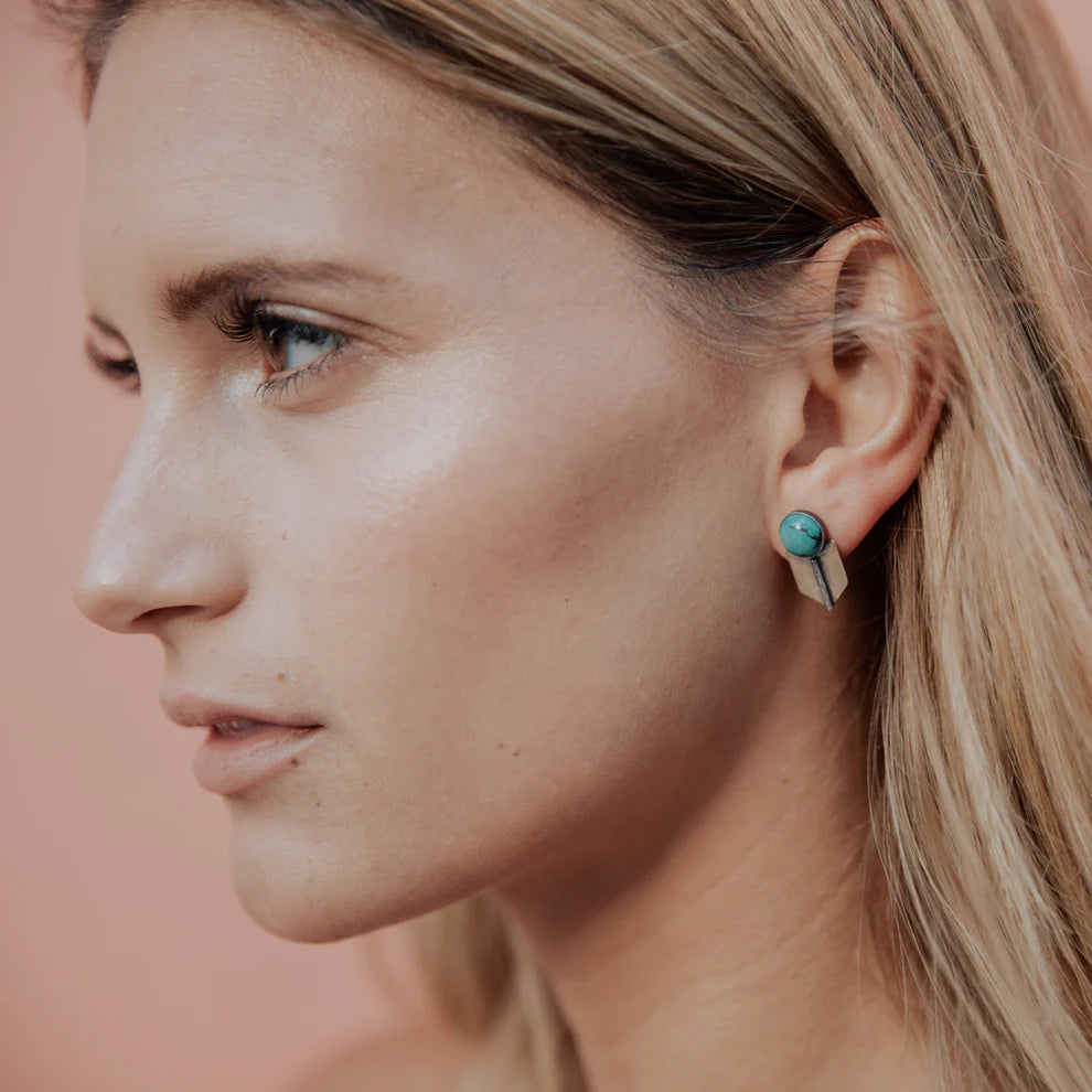 Archer Turquoise Studs