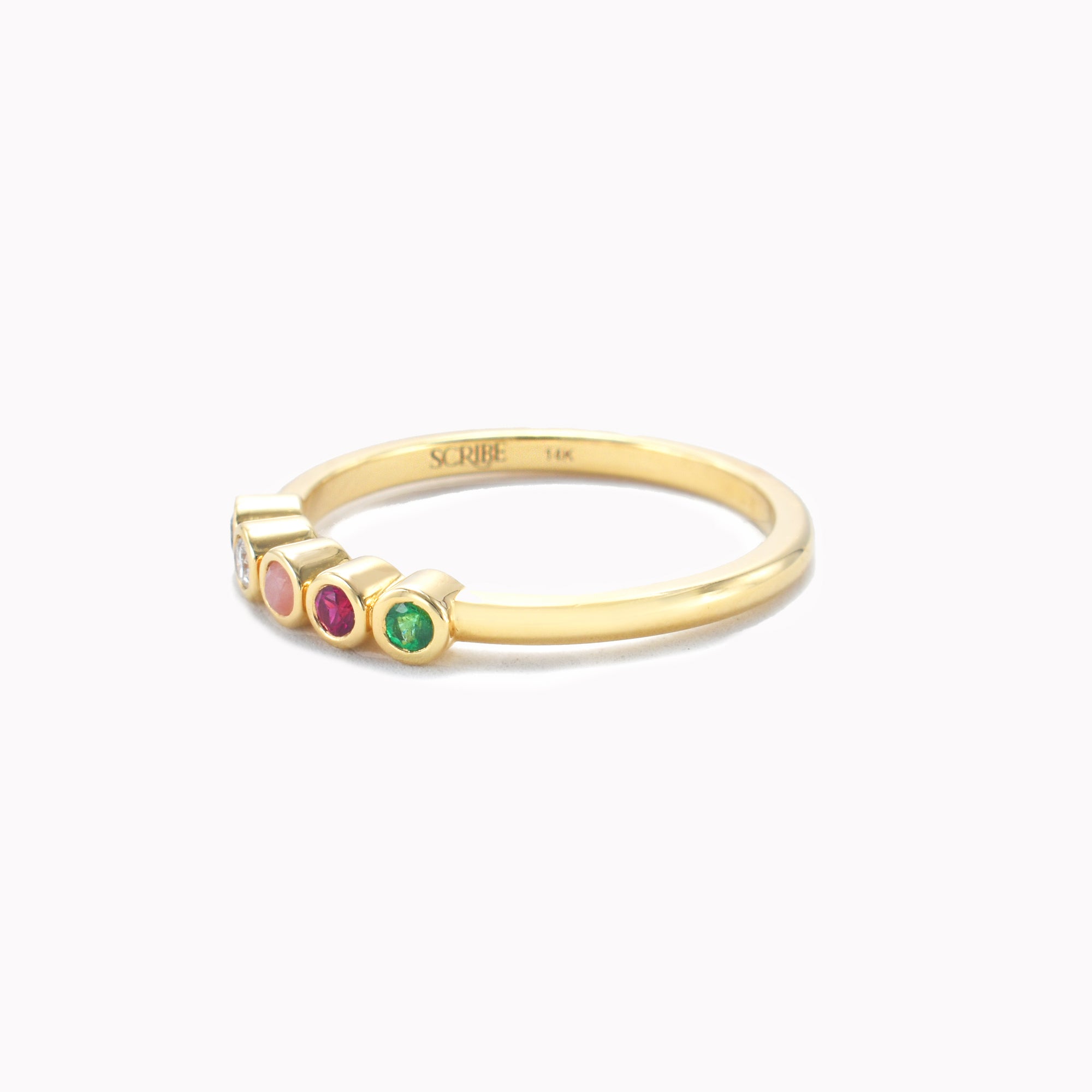 5 Stone "Adore" Stack Ring