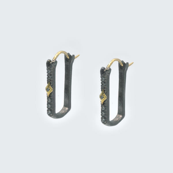 Paperclip Crivelli Hoop Earrings - Eliza Page