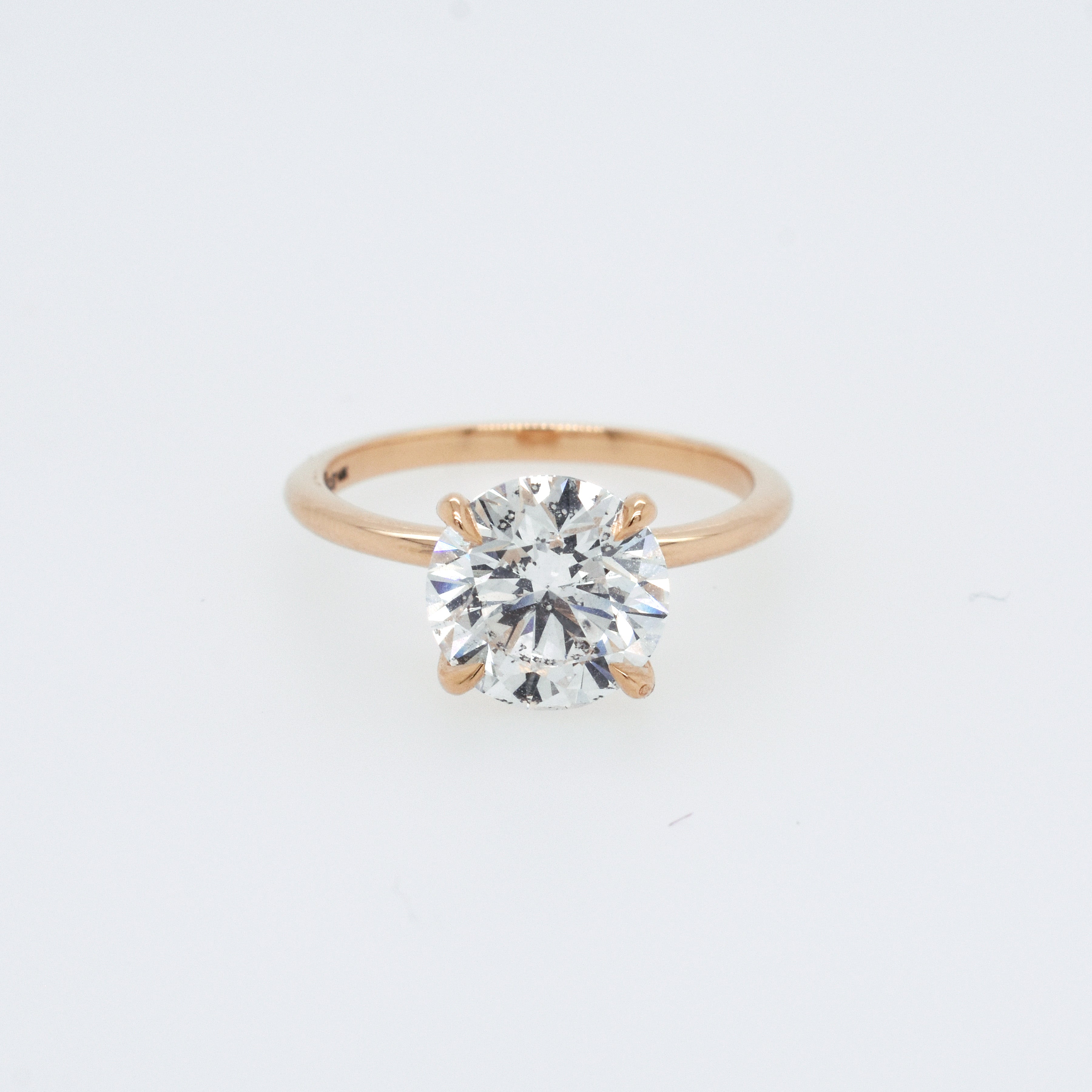 Emma Yellow Gold Engagement Ring Setting - Eliza Page