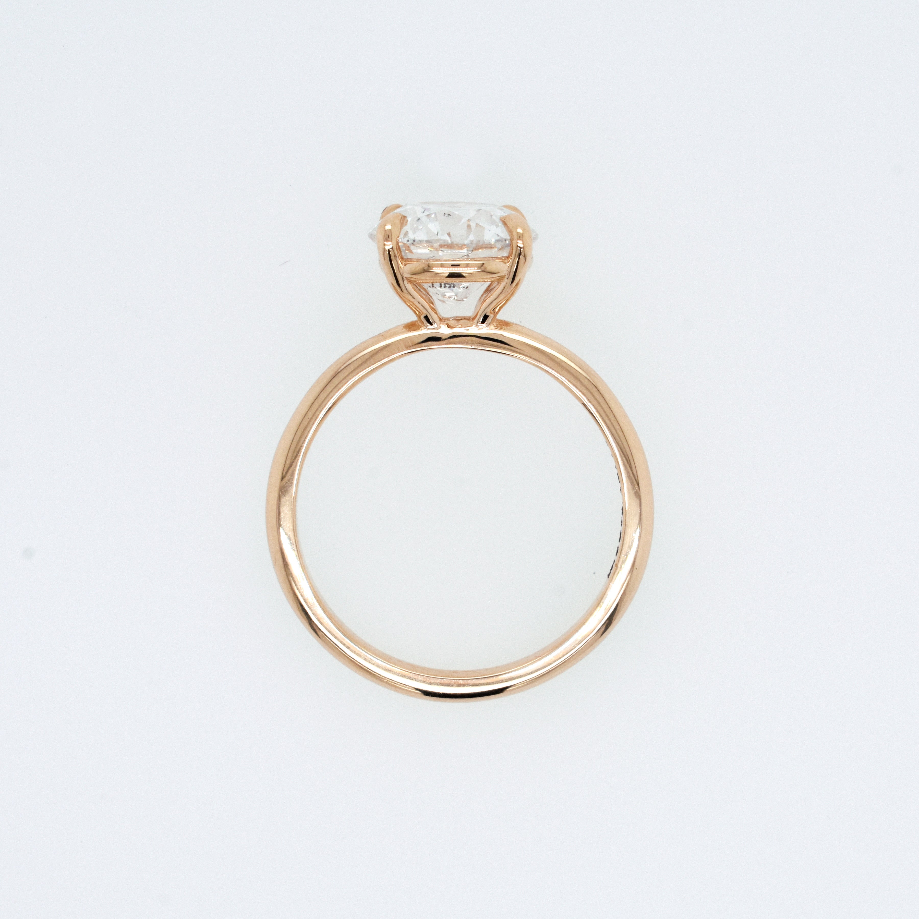 Emma Yellow Gold Engagement Ring Setting - Eliza Page