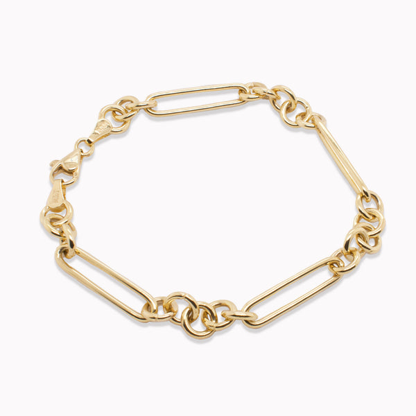 Paperclip Chain Link Bracelet