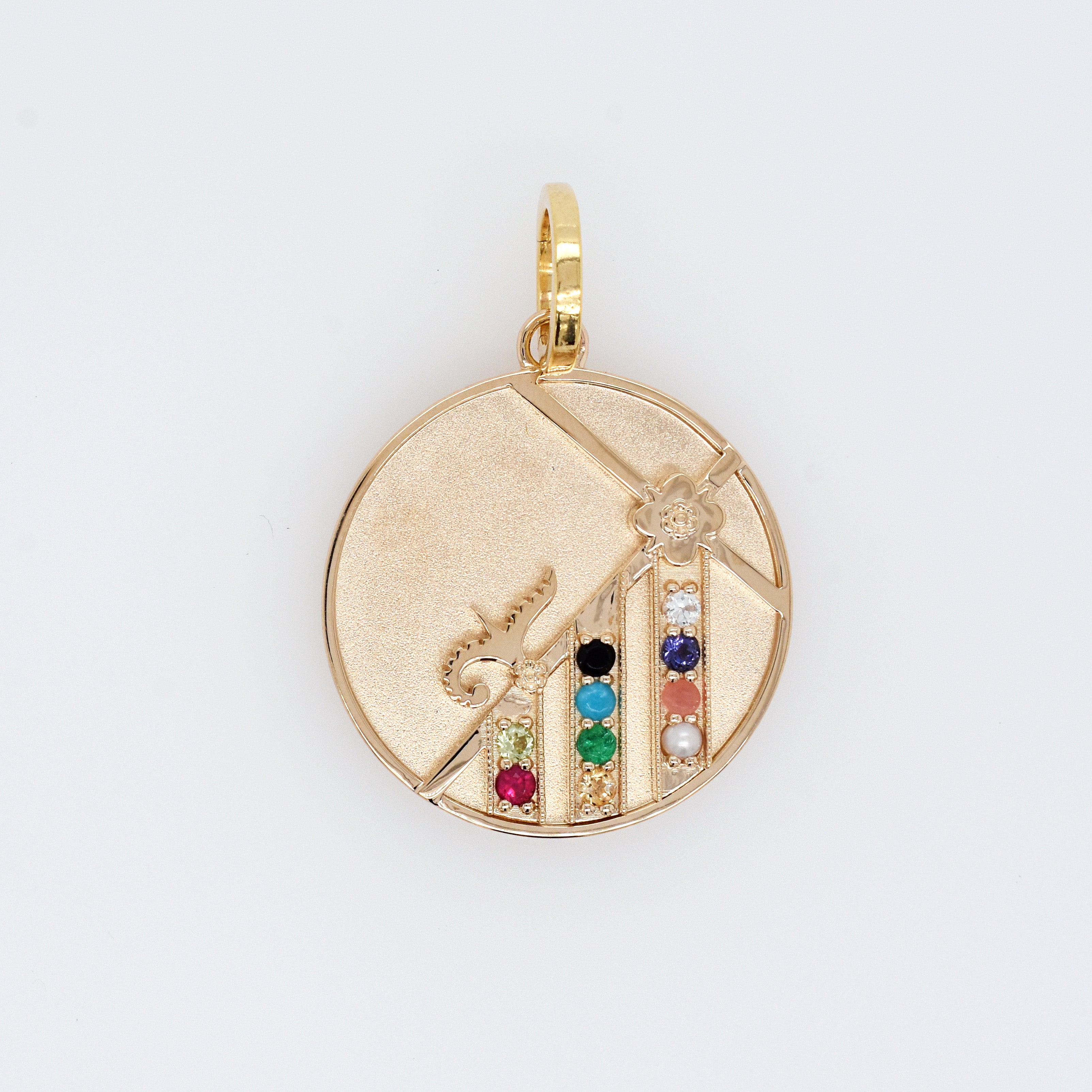 Mountain Medallion - "Protection" Message - 10 Stones - Eliza Page