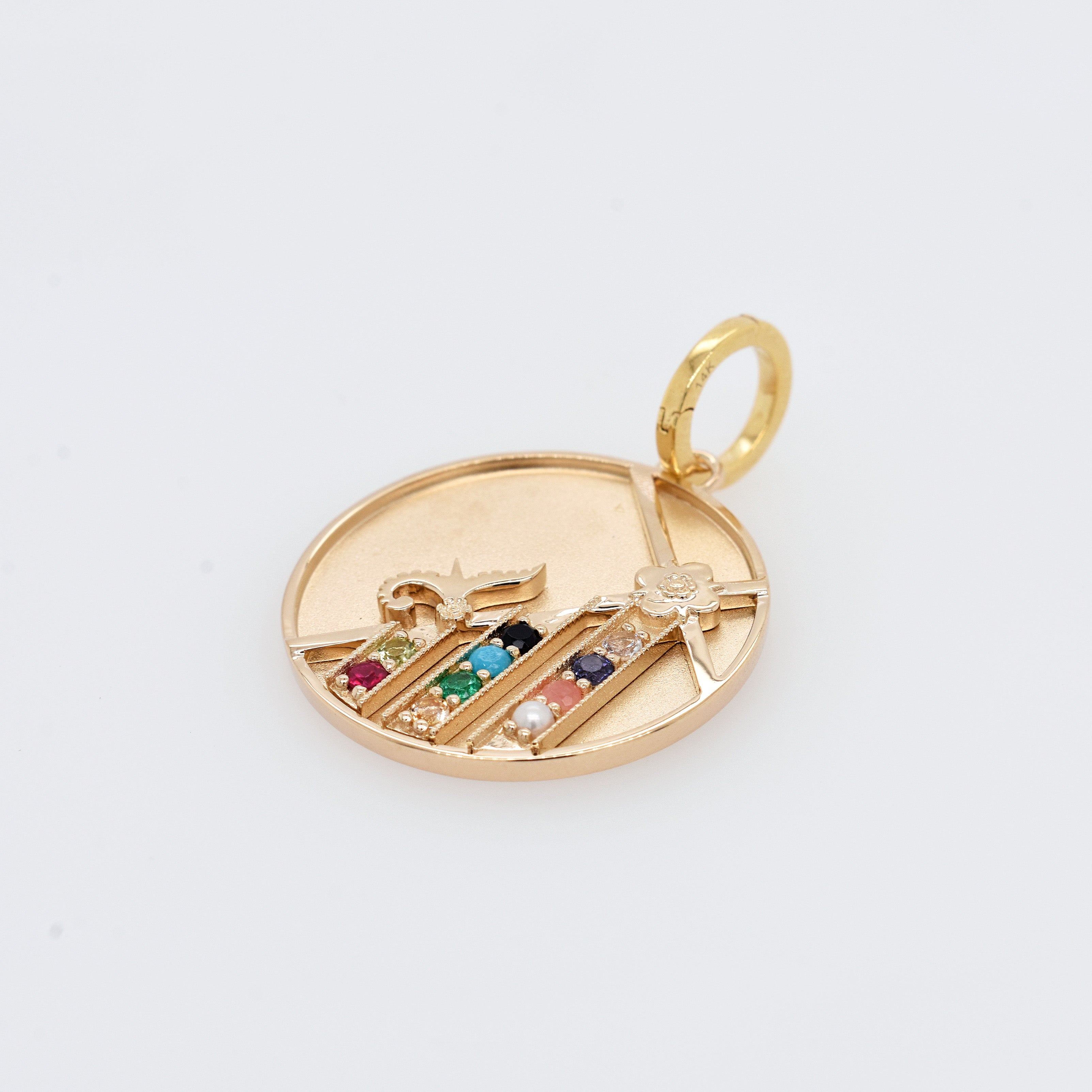Mountain Medallion - "Protection" Message - 10 Stones - Eliza Page