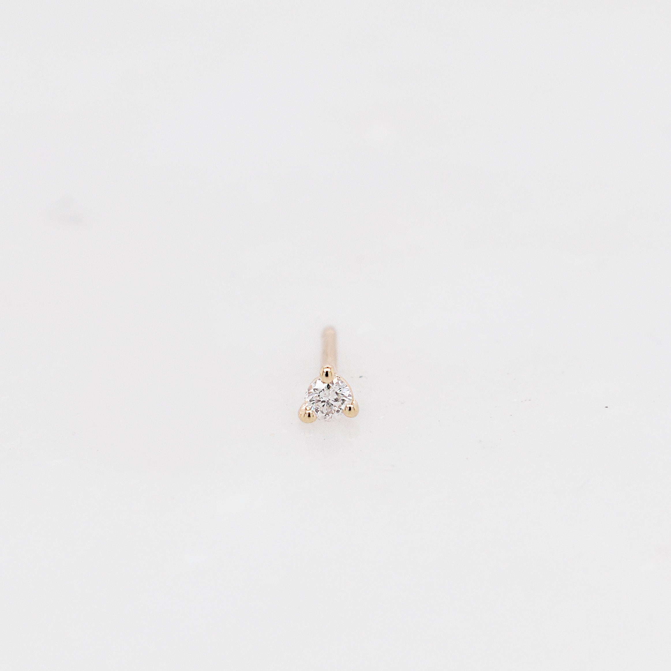 Martini White Diamond Piercing Stud - Eliza Page