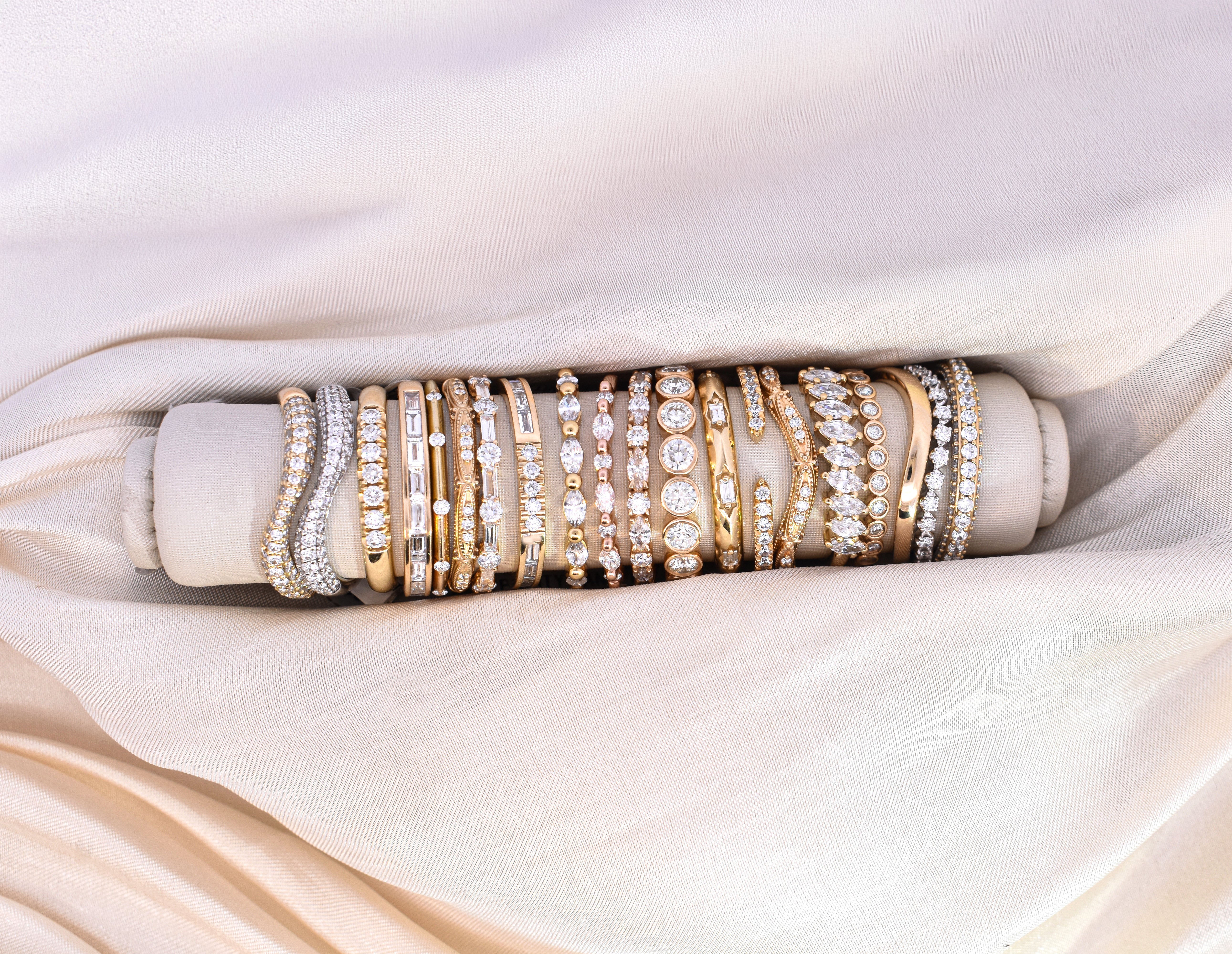 Diamond Stack Rings