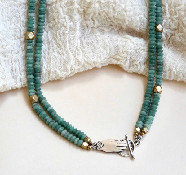 Holding Hands Necklace