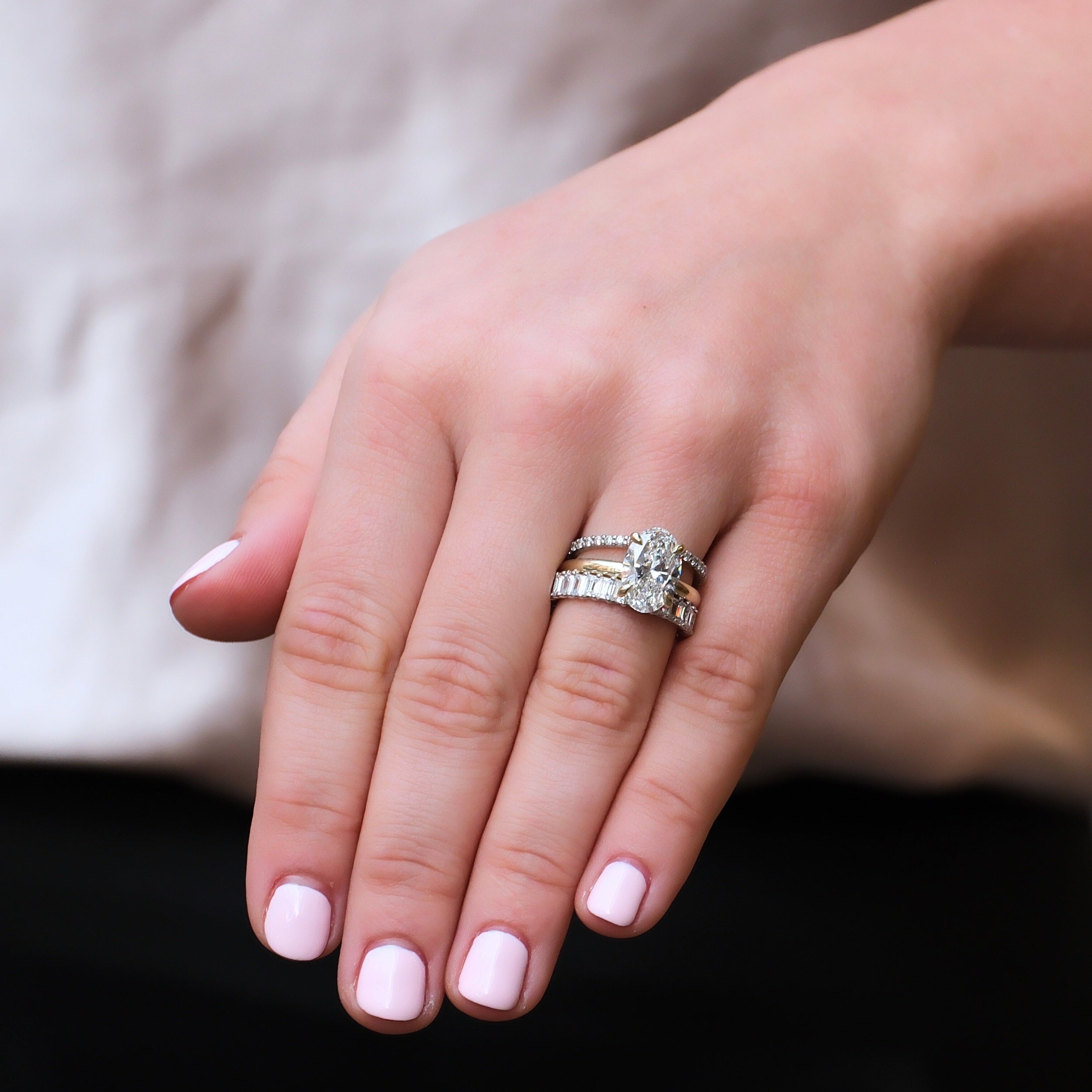 Platinum Diamond Eternity Band