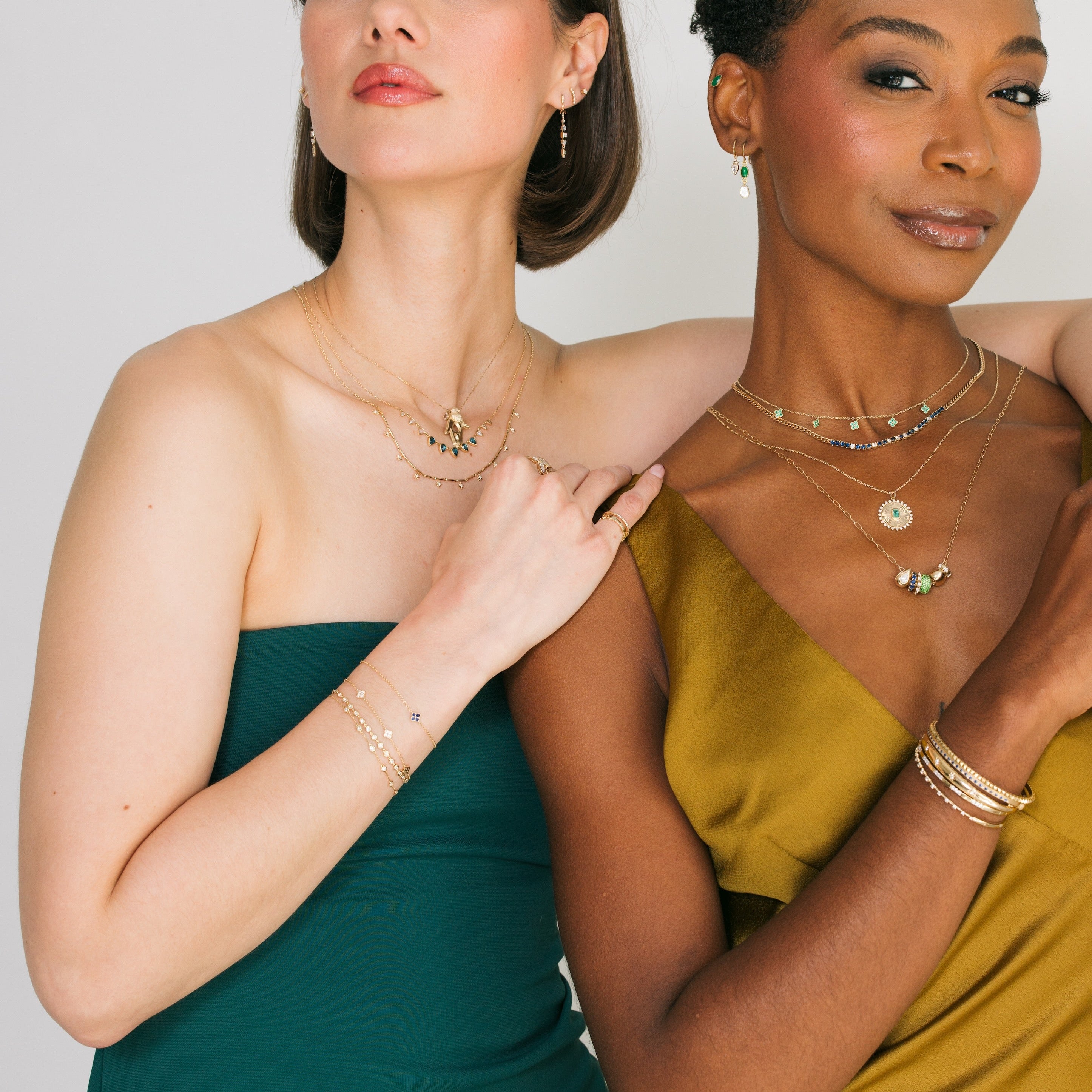 Sapphire Clover Bracelet