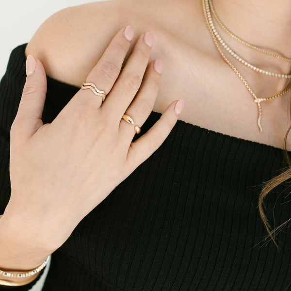 Large Claw Cuff Ring