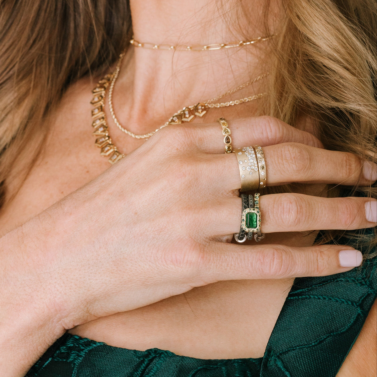 Emerald Green Tourmaline Ring