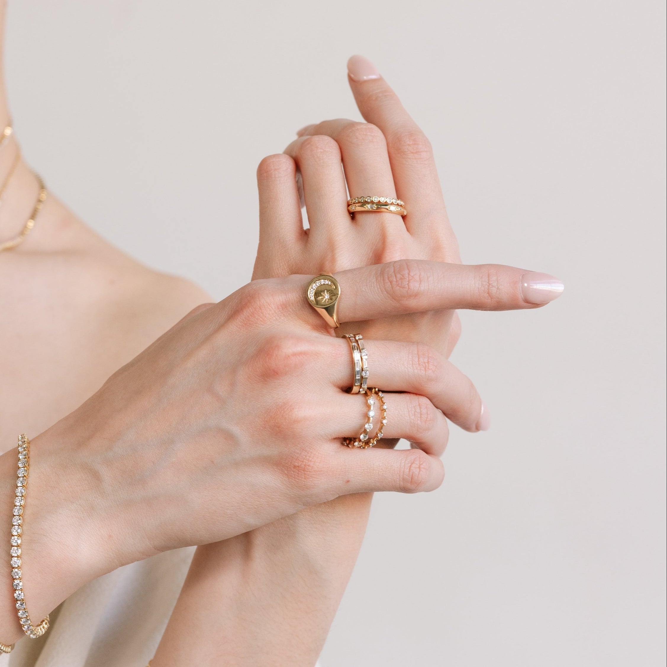 Baguette Diamond Wedding Band