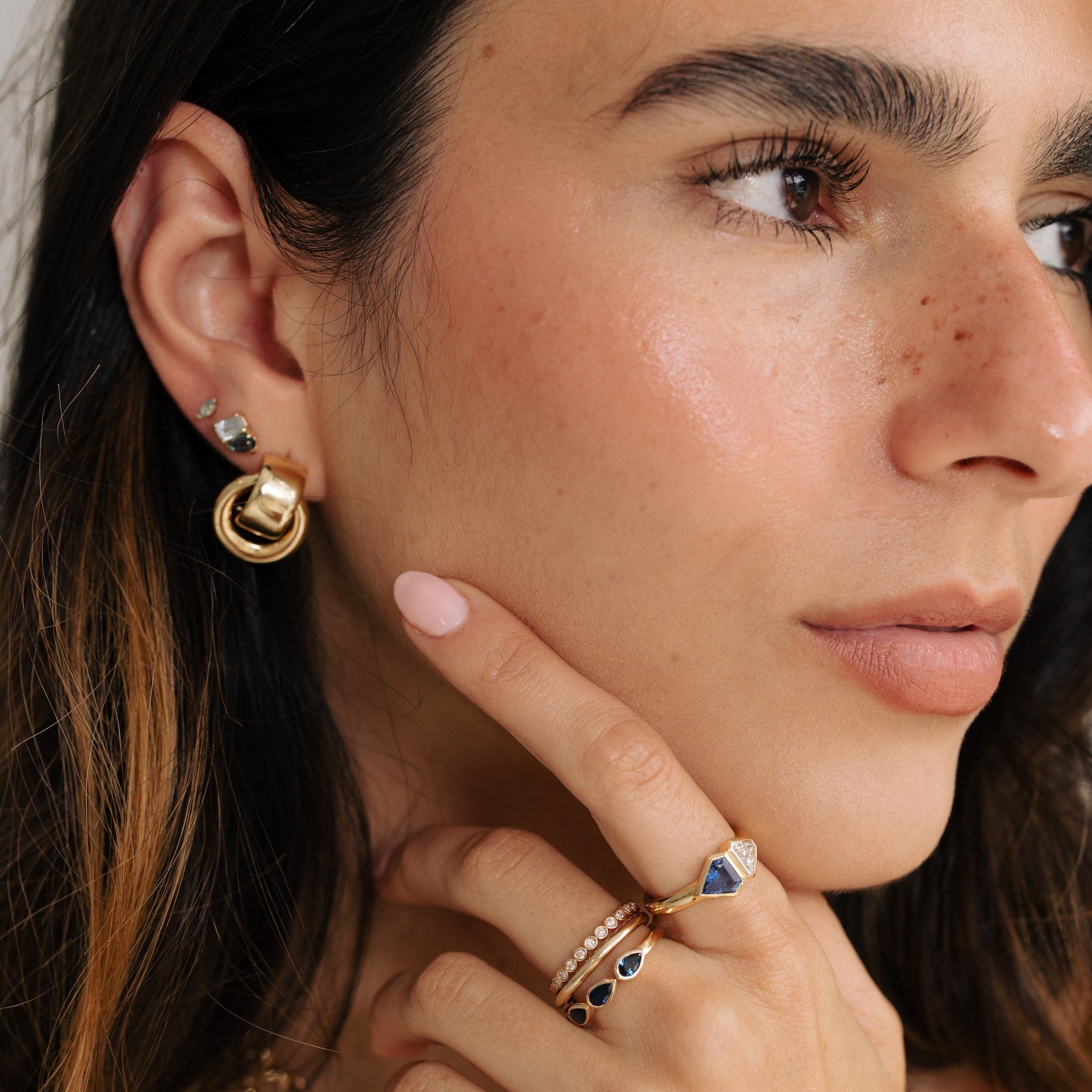 Toi Et Moi Topaz Studs