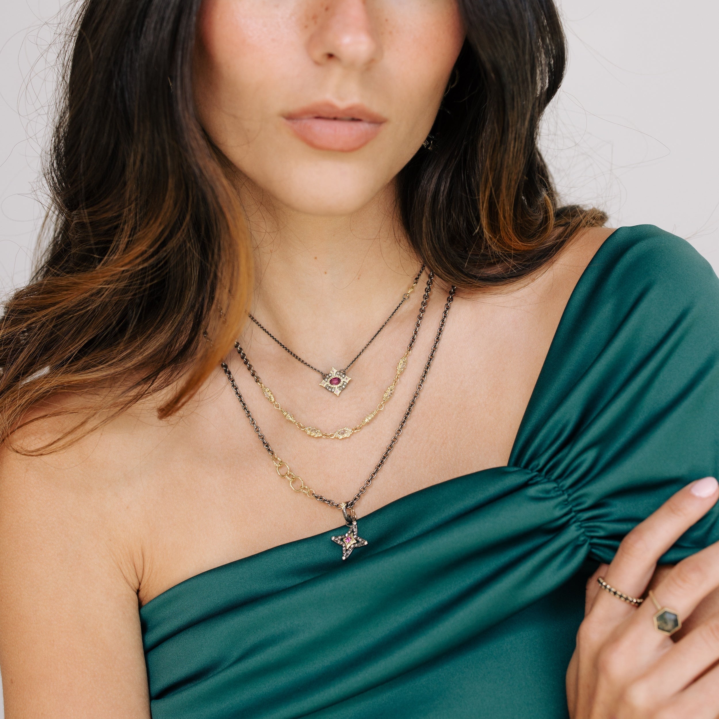 Old World Rhodolite Garnet Necklace