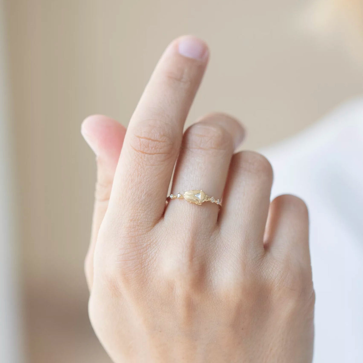 Baby Scarab Ring
