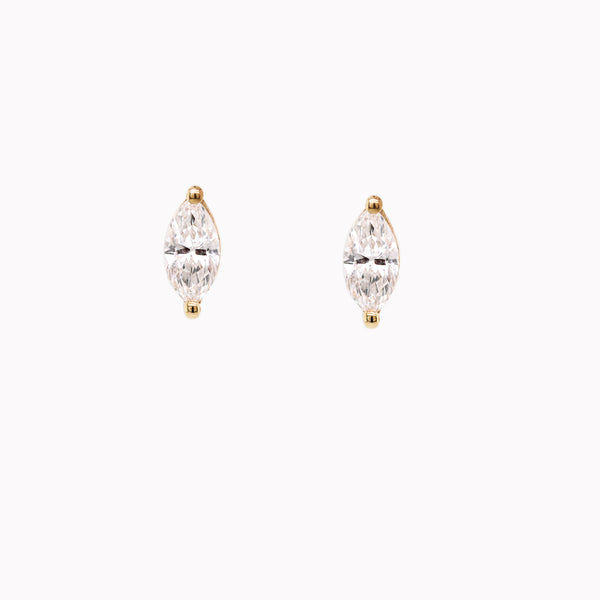 Marquise Diamond Studs