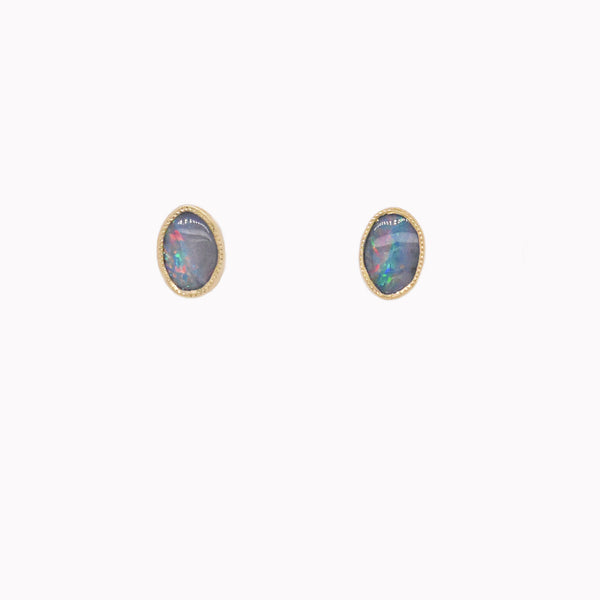 Black Opal Juicy Studs