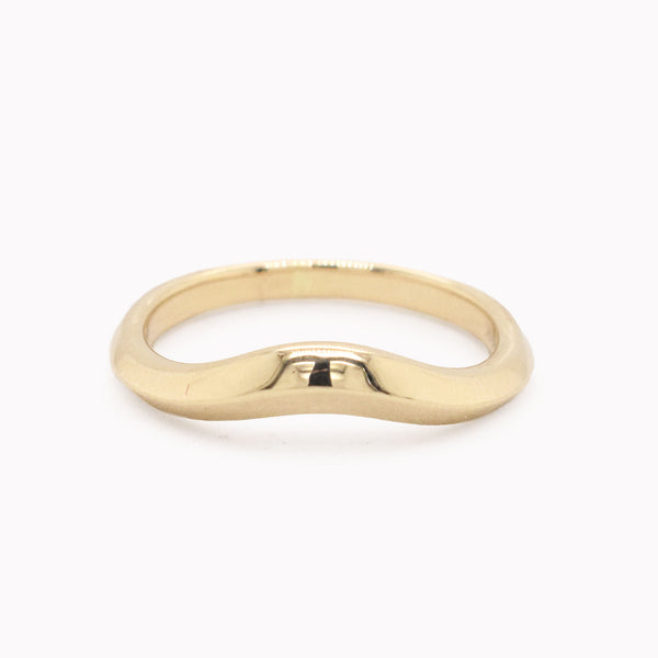 Gold Arched Band
