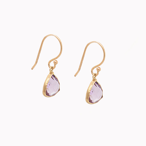 Amethyst Drop Earrings