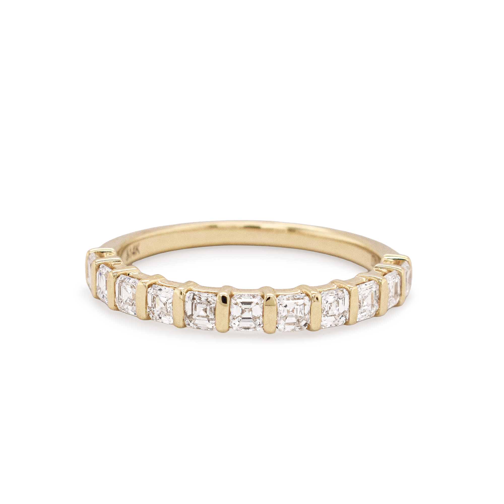 Half Eternity Asscher Lab-Grown Diamond Band 0.89ct