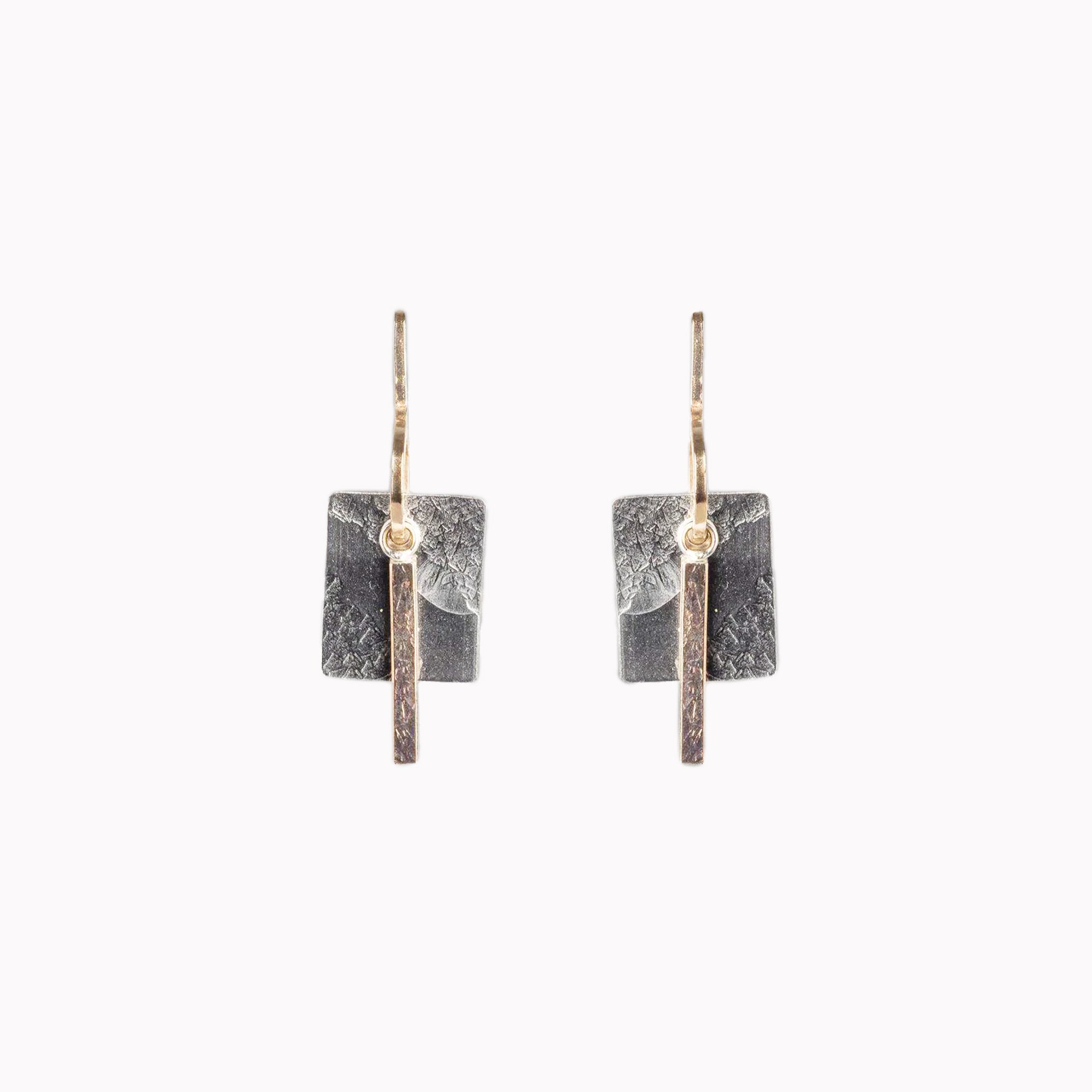 Austin Two-Tone Earrings