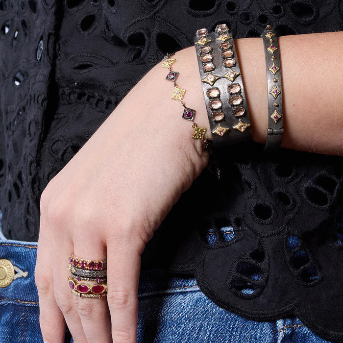 Crivelli Rhodolite Garnet Bracelet